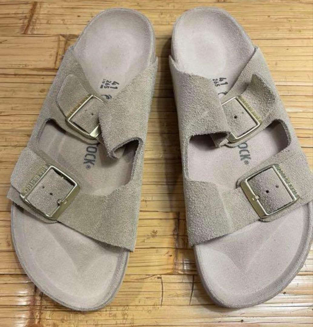 Birkenstock beams別注イクスクイジットアリゾナ41ナロー　トープ Birkenstock beams別注イクスクイジットアリゾナ41ナロー トープ