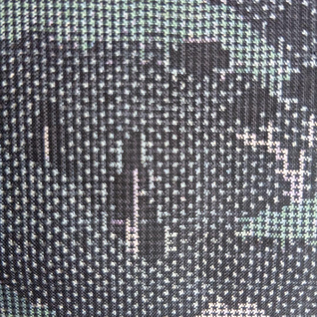 着物リメイク＊7マルキ大島紬 ミントブルー＊ノースリーブテント型