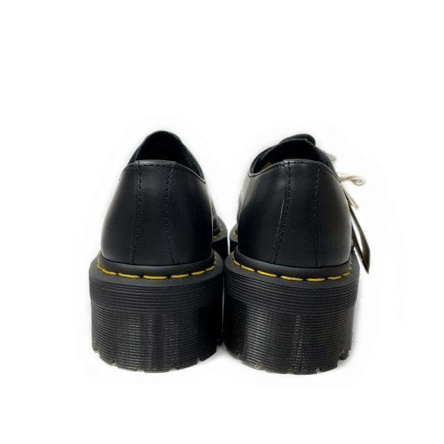 ドクターマーチン 3ホール 厚底 レザー(23.0cm)黒180210