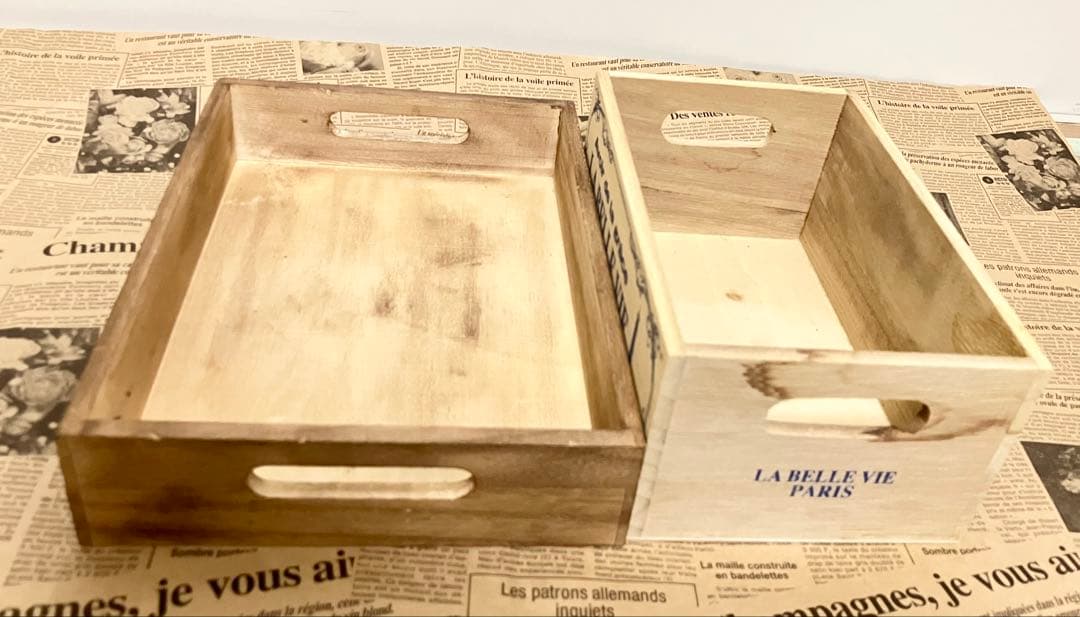 pin様専用＊】 木箱 ボックス アイアン フレーム 雑貨セット