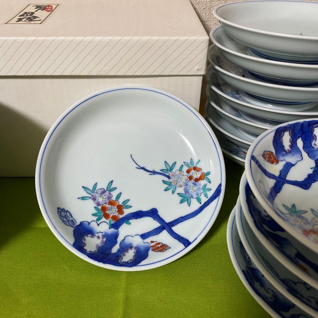 有田焼　華山　銘々皿　14.5cm 新旧27枚