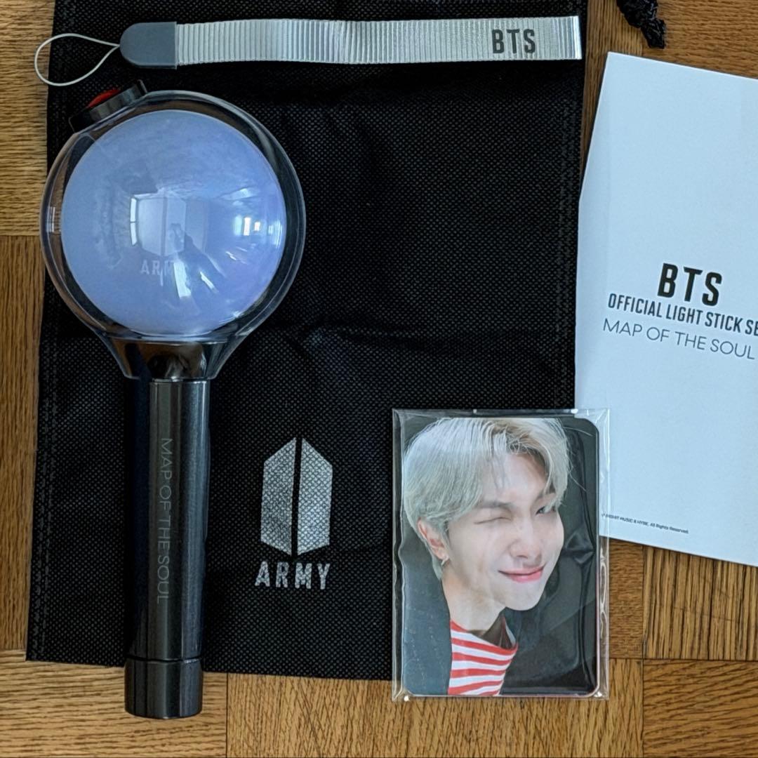 BTS 公式ペンライト アミボム ver.4 トレカ付き - メルカリ