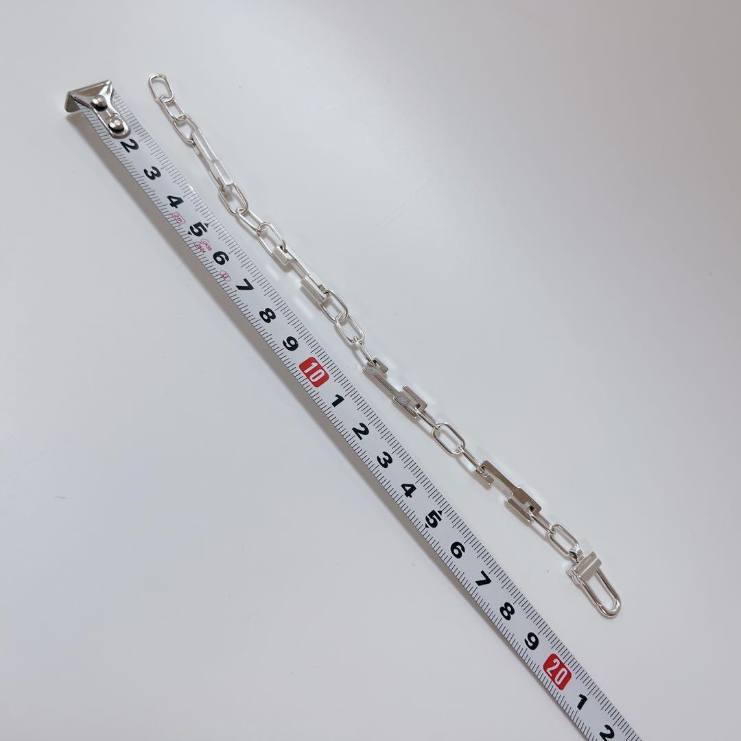 《希少✨美品》GUCCI リンクチェーン ブレスレット カットG オールドグッチ