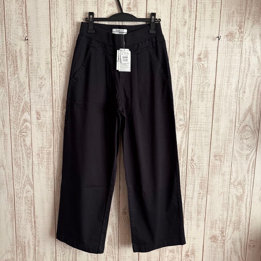 新品 ラシュッド 定価¥1万5000円 ストレッチワイドパンツ スコット