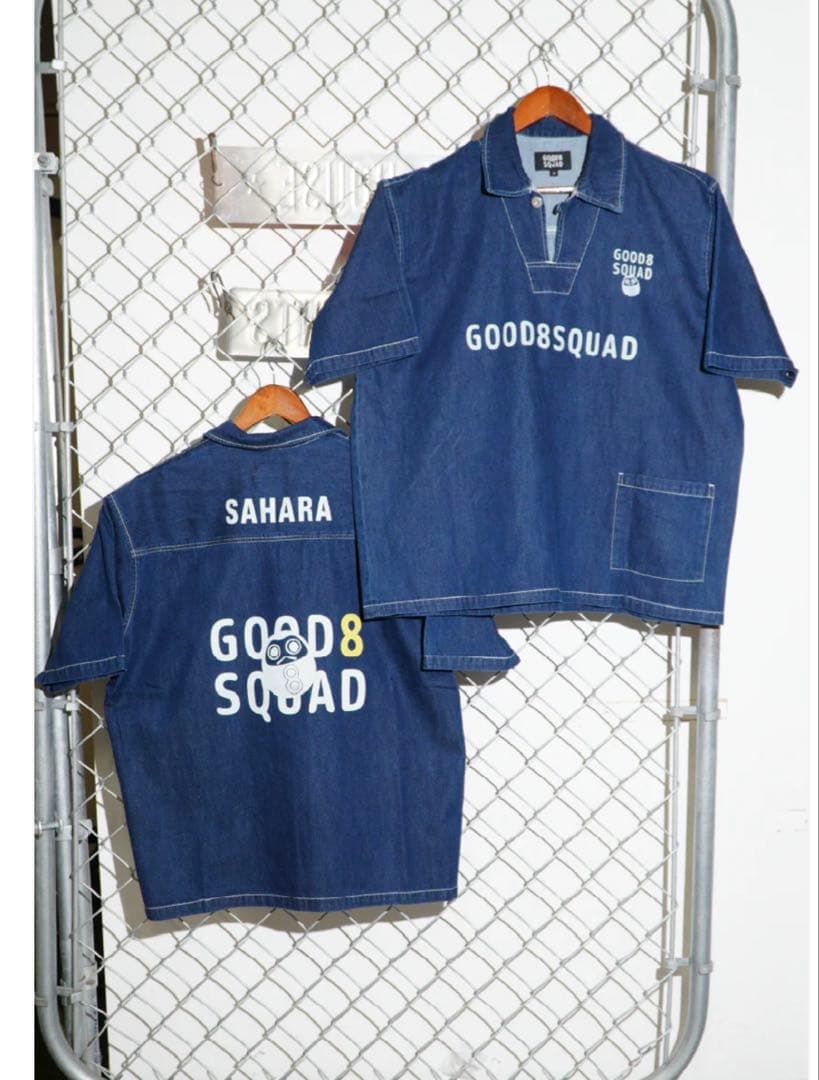 GOOD 8 SQUAD デニムユニフォーム / Sahara さはら L G8S Denim Uniform / Sahara – GOOD8SQUAD STORE