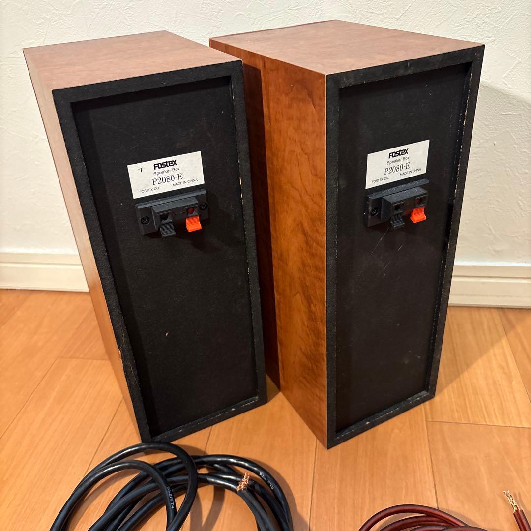 FOSTEX スピーカー P2080-E ケーブル2種類セット - メルカリ