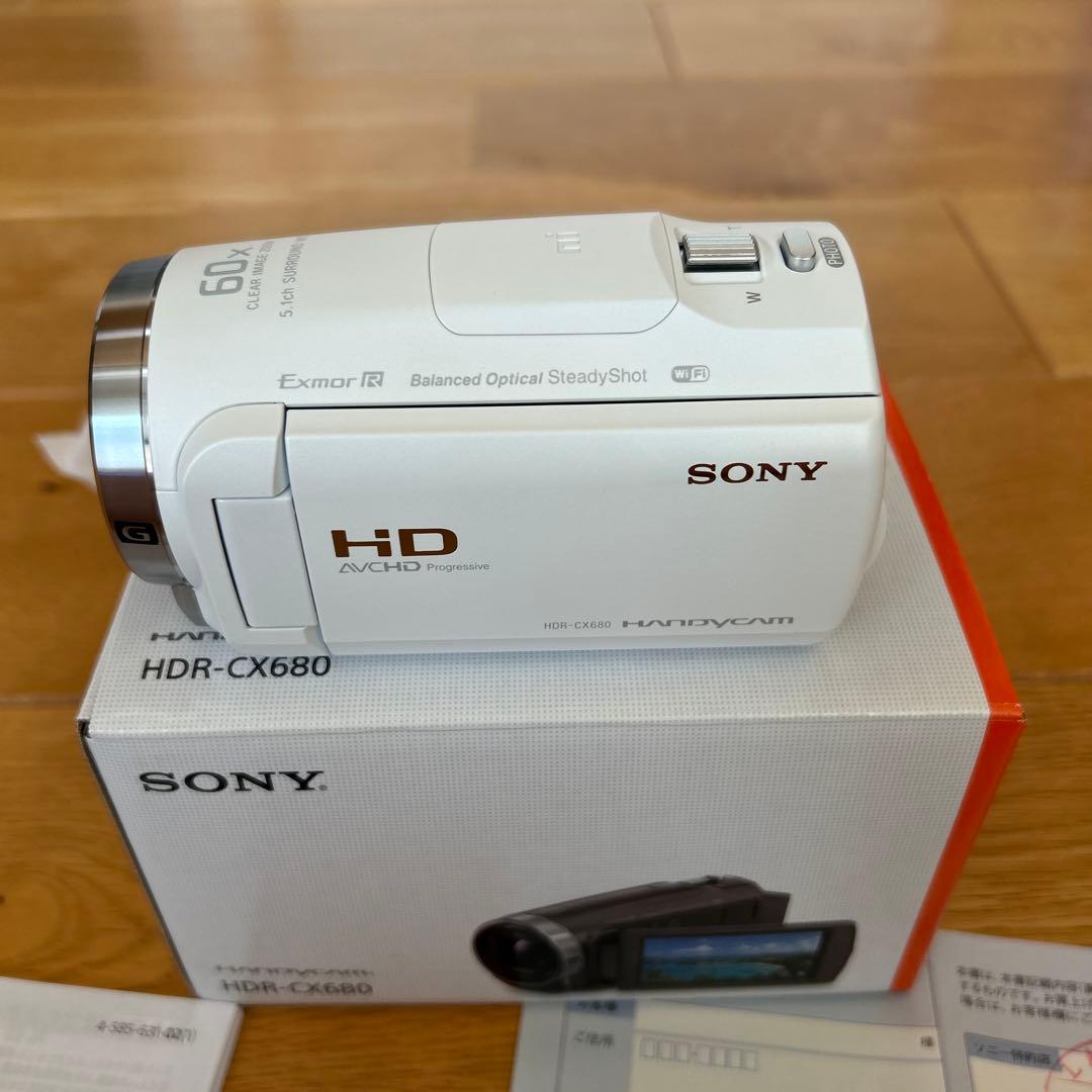 SONY HDR-CX680 ビデオカメラ本体 2024年製 - メルカリ