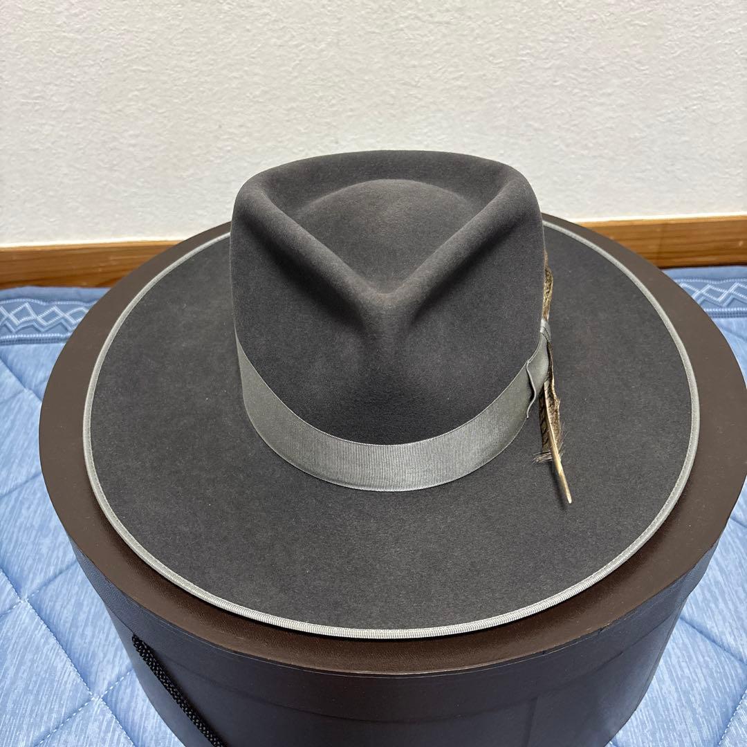 THE FAT HATTER グレー フェルトハット KALEE - メルカリ
