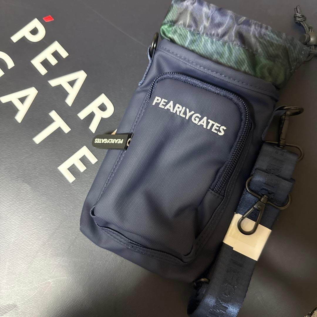 PEARLY GATES ネイビーショルダーバッグ - メルカリ