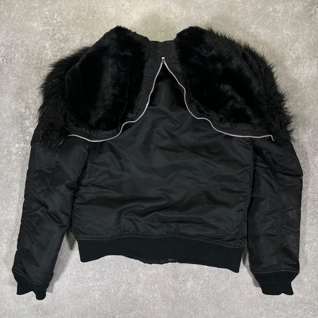 アルファインダストリーズ フライトジャケット N-2B オールブラック L