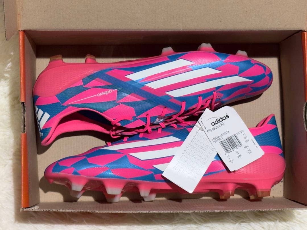 adidas F50 adizero FG サッカーシューズ 10 adidas（アディダス） F50 アディゼロ TRX HG ランニングホワイト