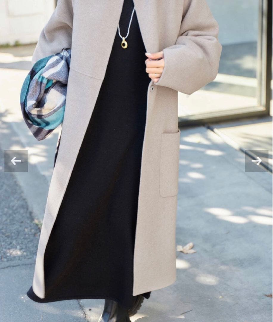 新品IENA ノンミュールジングウールリバーコート - メルカリ