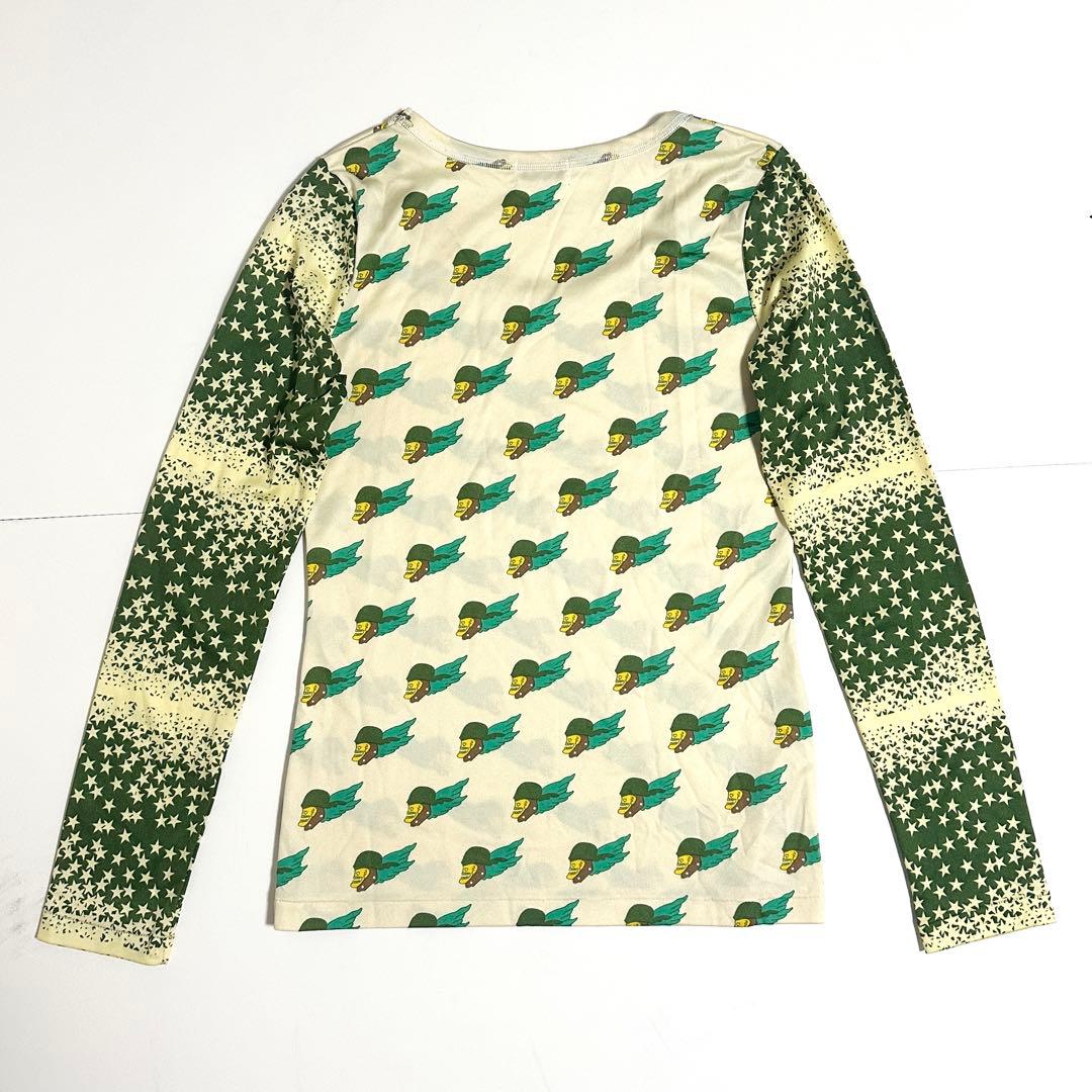 Hysterics アーカイブ 星柄 長袖 カットソー Y2K 総柄 Hysterics 総柄