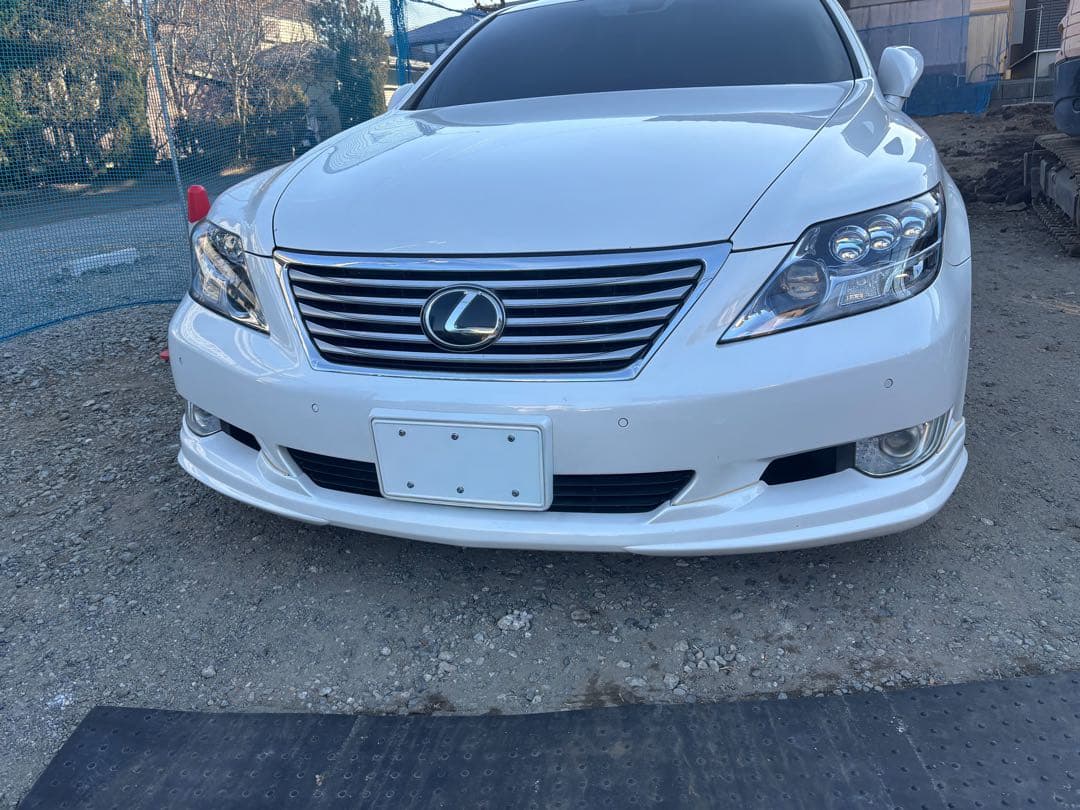 LS460 中期フロントハーフスポイラー TRD 希少？ LS460-SZ 40系中期 - フロントリップスポイラー FRP 【未塗装