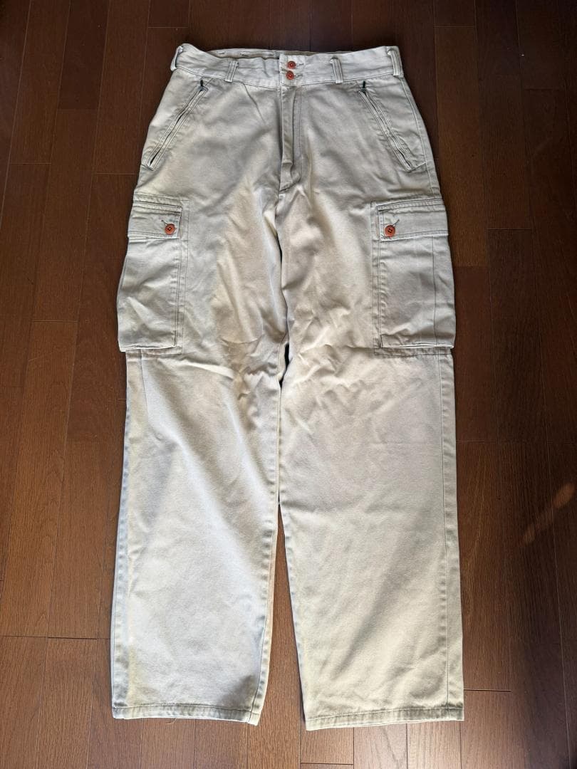 90s三つ星タグRRL（ダブルアールエル）6ポケットカーゴパンツ（W34