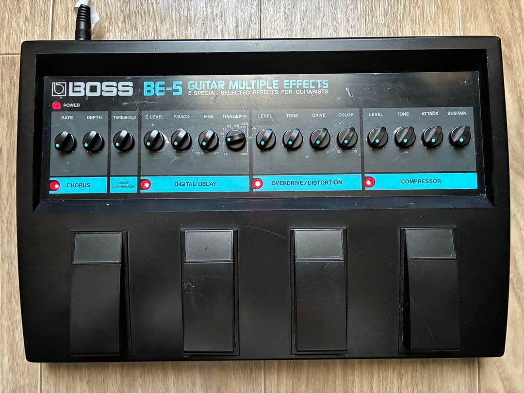 BOSS BE-5 ギターマルチエフェクター(当時の付属品ほぼあり） BOSS BE-5 ギターマルチエフェクター(当時の付属品ほぼあり） BOSS BE