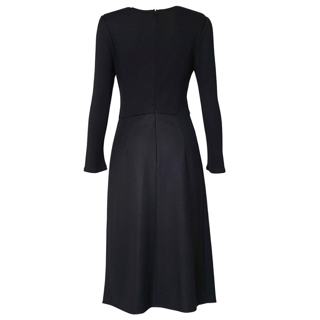 ボーダーズアットバルコニー ウィークエンドフリル ワンピース 36