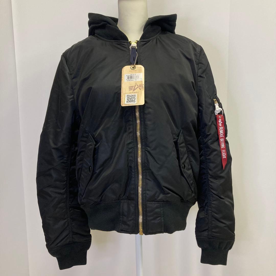 新品 ALPHA INDUSTRIES MA-1 フライトジャケット フード脱着 Alpha Industries MA-1 取外しフード フライトジャケット US規格