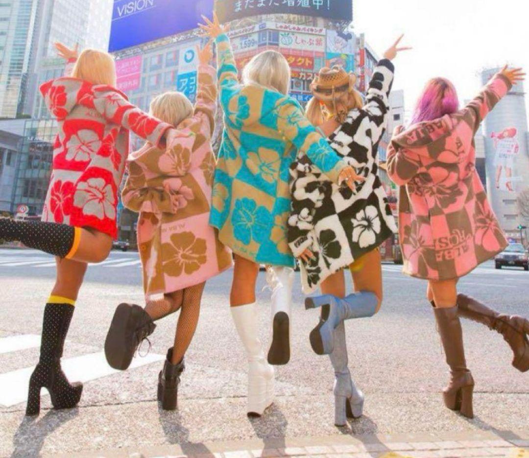 ALBA ROSA アルバローザ ダッフル ブランケットコート 升目コート