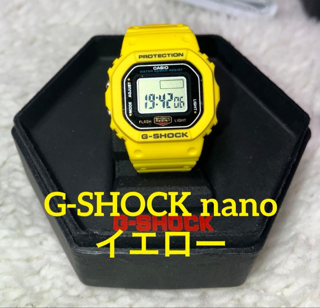 CASIO G-SHOCK DWN-5600-9JR イエロー　リングウォッチ CASIO G-SHOCK Nano DWN-5600-9JR Ring Watch 5600 SERIES Yellow