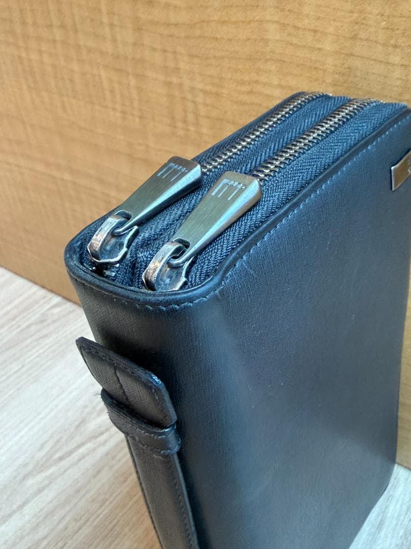 dunhill ガンメタル トラベルポーチ L2F214A