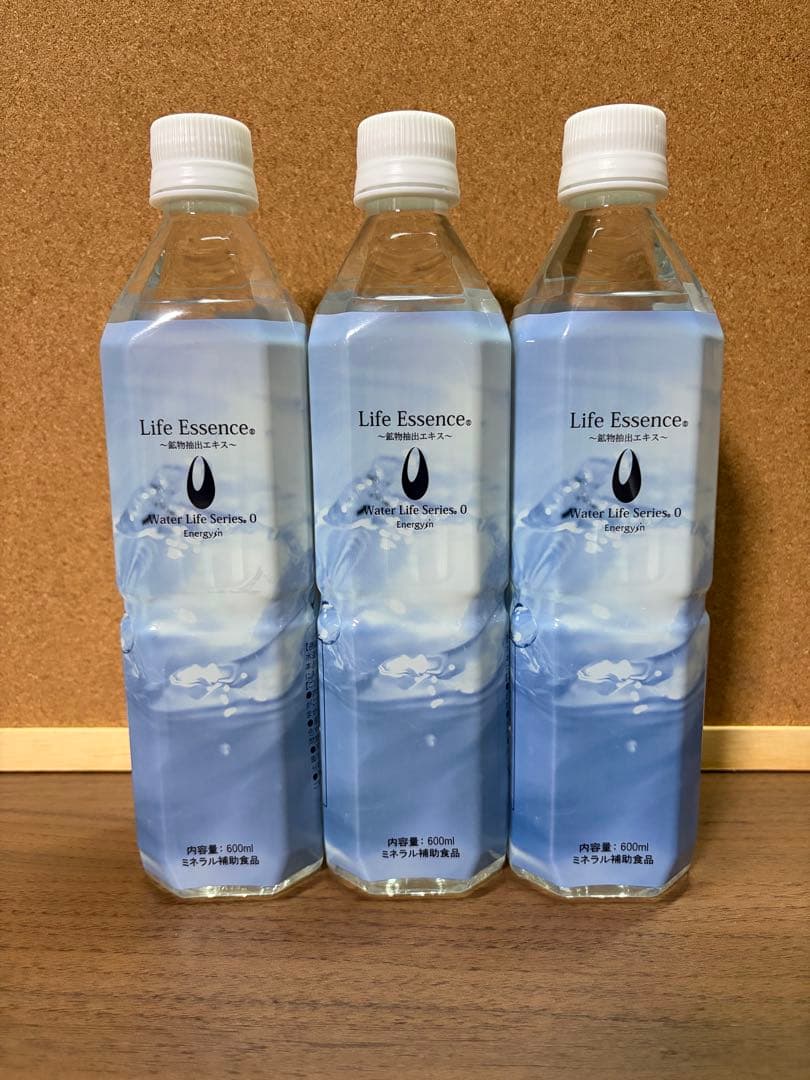 値下げ！エコウォーター ポタポタ　ライフエッセンス600ml×3本③ ポタポタクラブ エコウォーター ライフエッセンス 600ml - メルカリ
