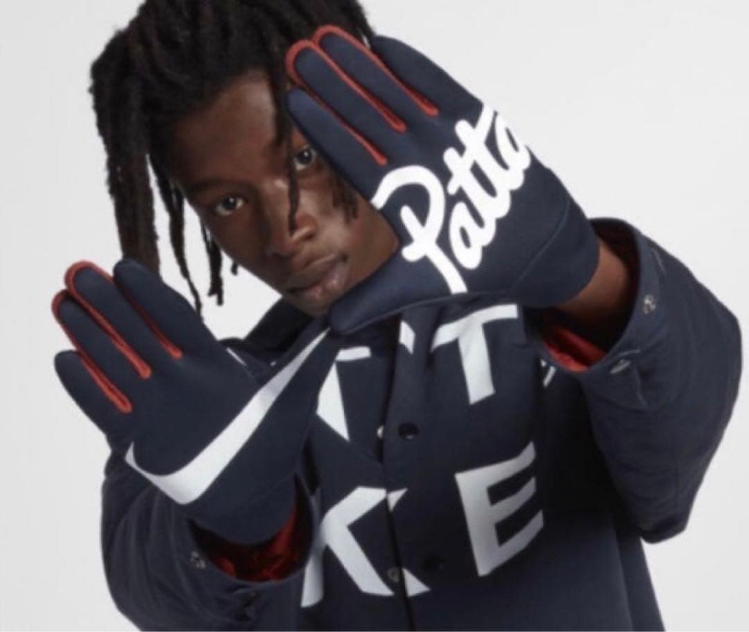 【新品・未使用】NIKE LAB × Pattaコラボグローブ NikeLab X Patta Gloves RED Publicity WoHoooooW! Dark Obsidian Mars