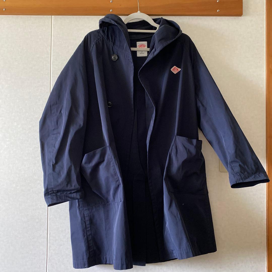 ダントン　フードコート　ネイビー40 中古・古着通販】DANTON (ダントン) コート ネイビー サイズ:SIZE 40