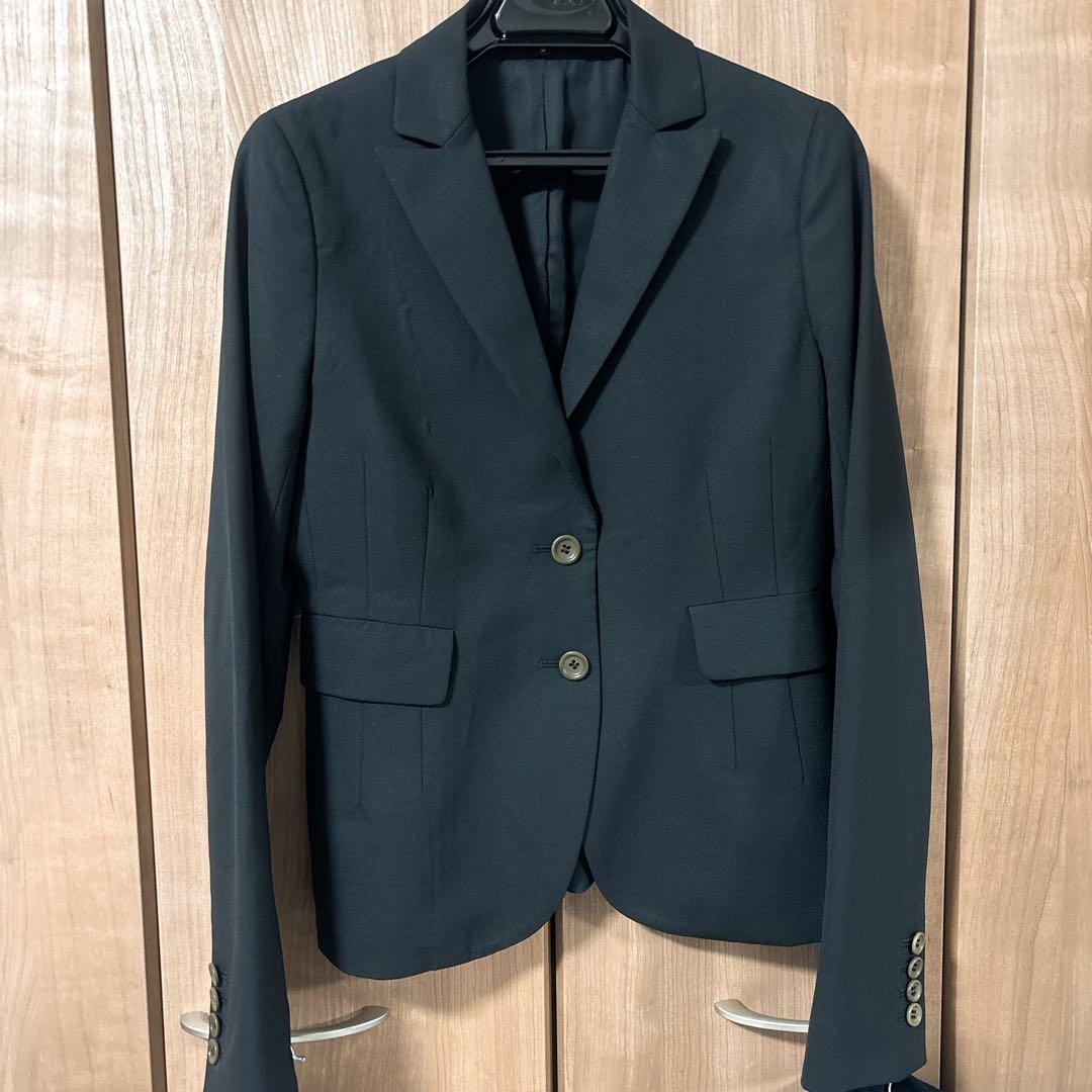 美品】theory フレアパンツスーツ サイズ2 （M）黒