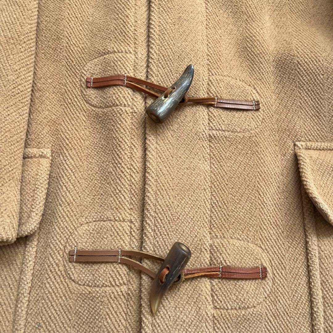 Royal Burlington ダッフルコート ヘリンボーン キャメル - メルカリ