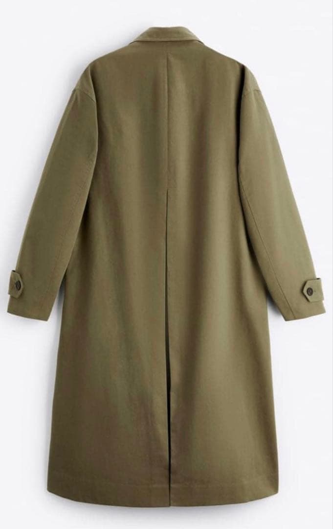 定価2万超 美品 ZARA トレンチ バルマカーン ステンカラーコート L