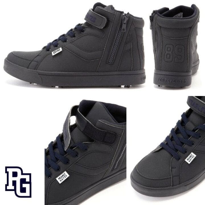 パーリーゲイツ(23.5CM)ハイカットお洒落レディースゴルフシューズ