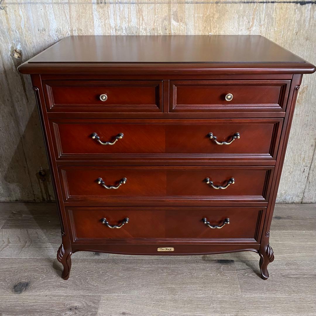 Sri Tokai 東海家具 クラシックスタイル 猫脚 チェスト 4段 - メルカリ