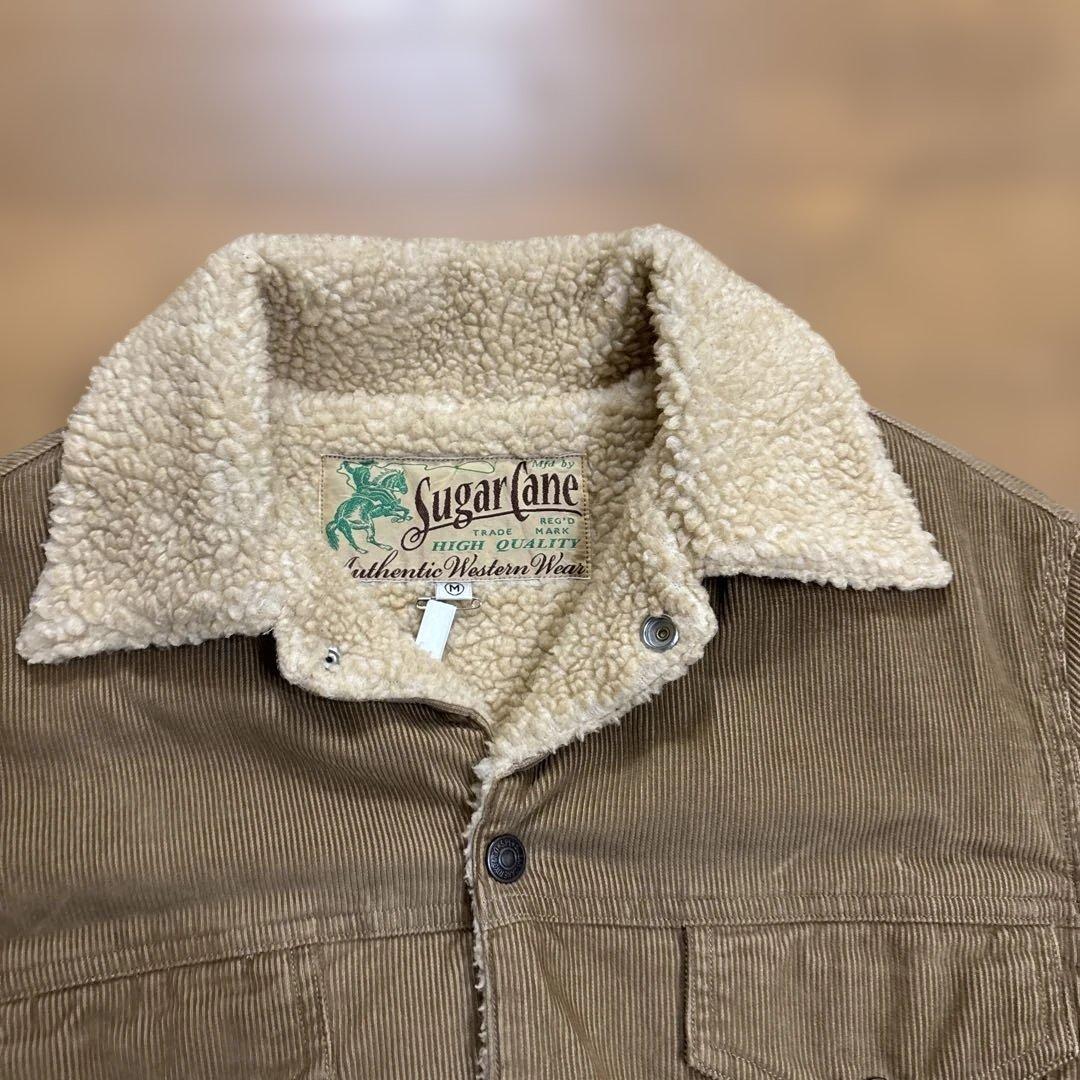 シュガーケーン大定番コーデュロイ ボアトラッカージャケット