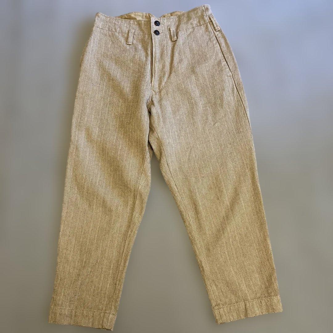 お値下げ45R コットンヘリンボーンの908ジョッパン キャメル - メルカリ