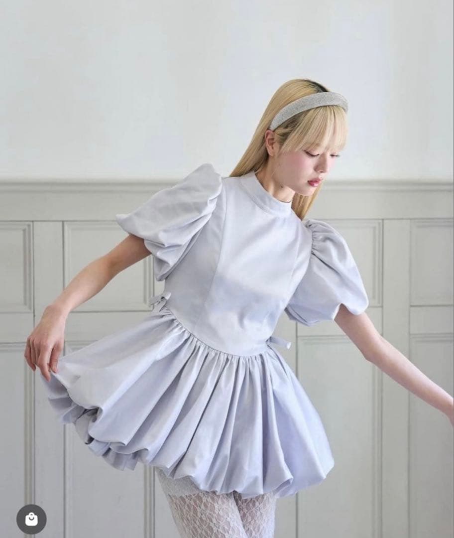 【最終値下げ】Treat ürself satin balloon peplum Treat Ürself Spring Summer collection 2025 ▫️satin balloon