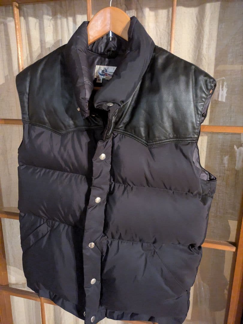 Crescent Down Works ダウンベスト M 黒 Crescent Down Works クレセントダウンワークス BLACK ダウンベスト 60