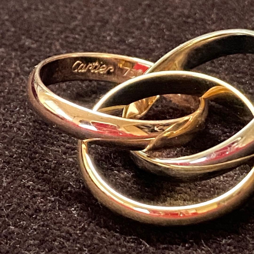 重量重め❣️ヴィンテージ カルティエ❣️ トリニティ リング スリー