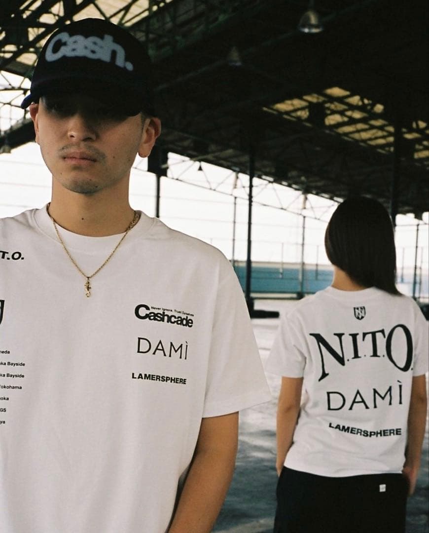 KEIJU N.I.T.O. Cashcade スポンサー Tシャツ Mサイズ - メルカリ