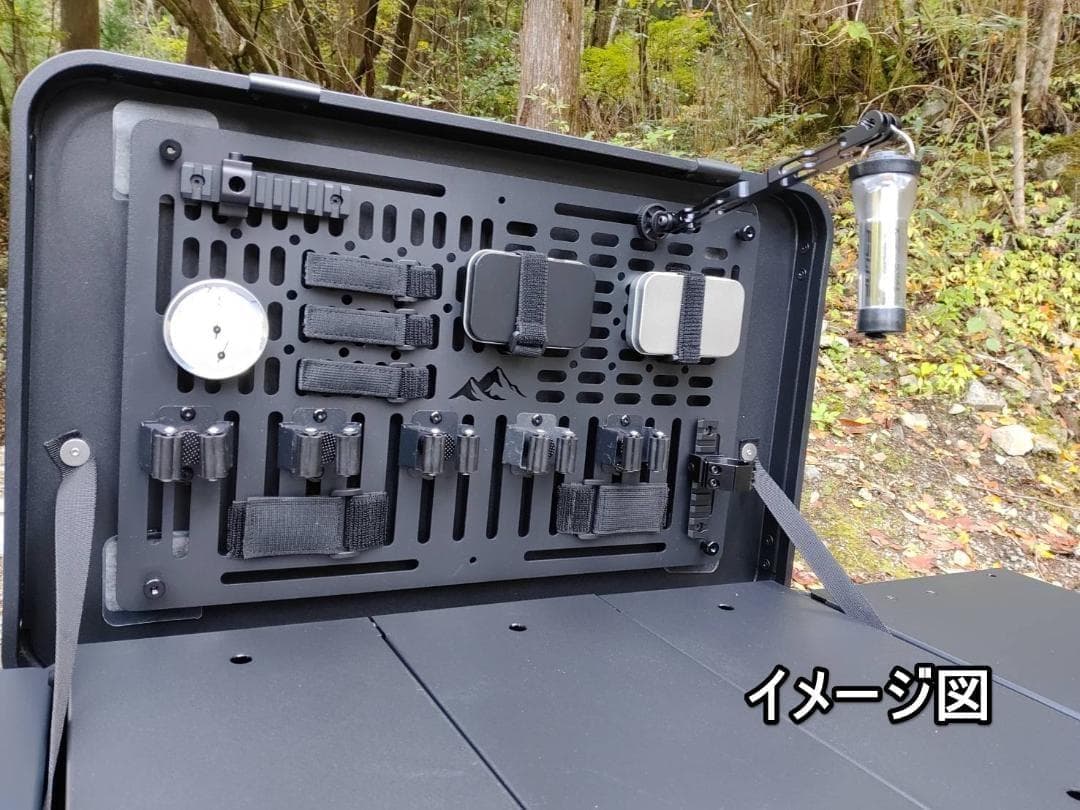 50L アルミコンテナ用 トルクアーム装備 カスタムパーツセット 上蓋
