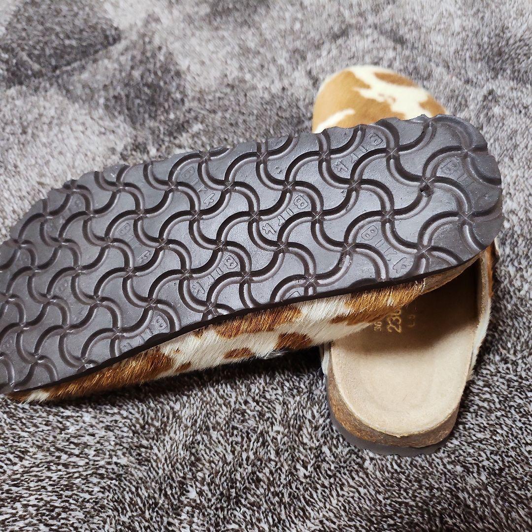 ビルケンシュトック サンダル ハラコ 牛柄 37 ボストン23cm - メルカリ