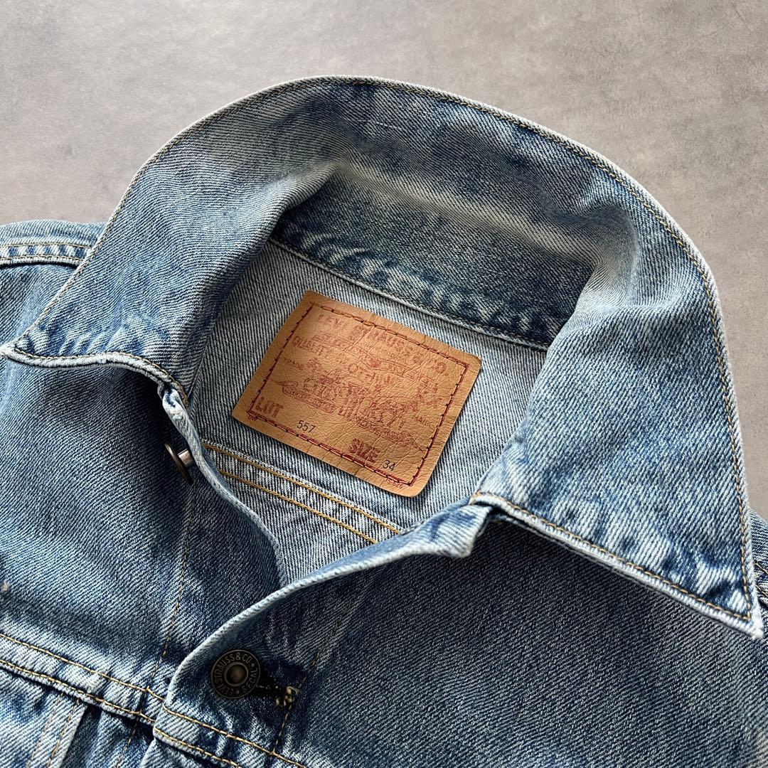 90s 日本製復刻 Levi's リーバイス 71557 3rdデニムジャケット - メルカリ