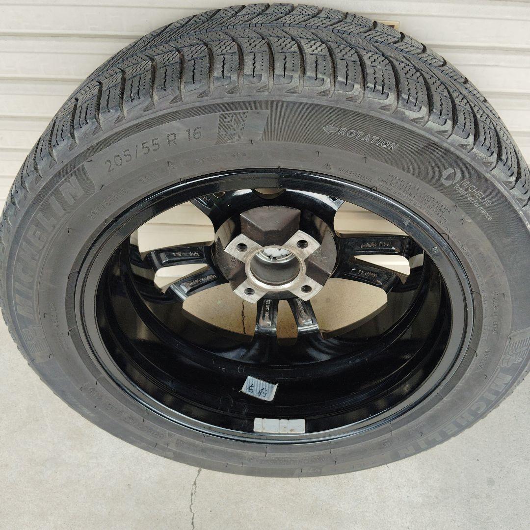プジョー2008用ホイール＋ミシュランスタッドレス 205/55 R16前2本