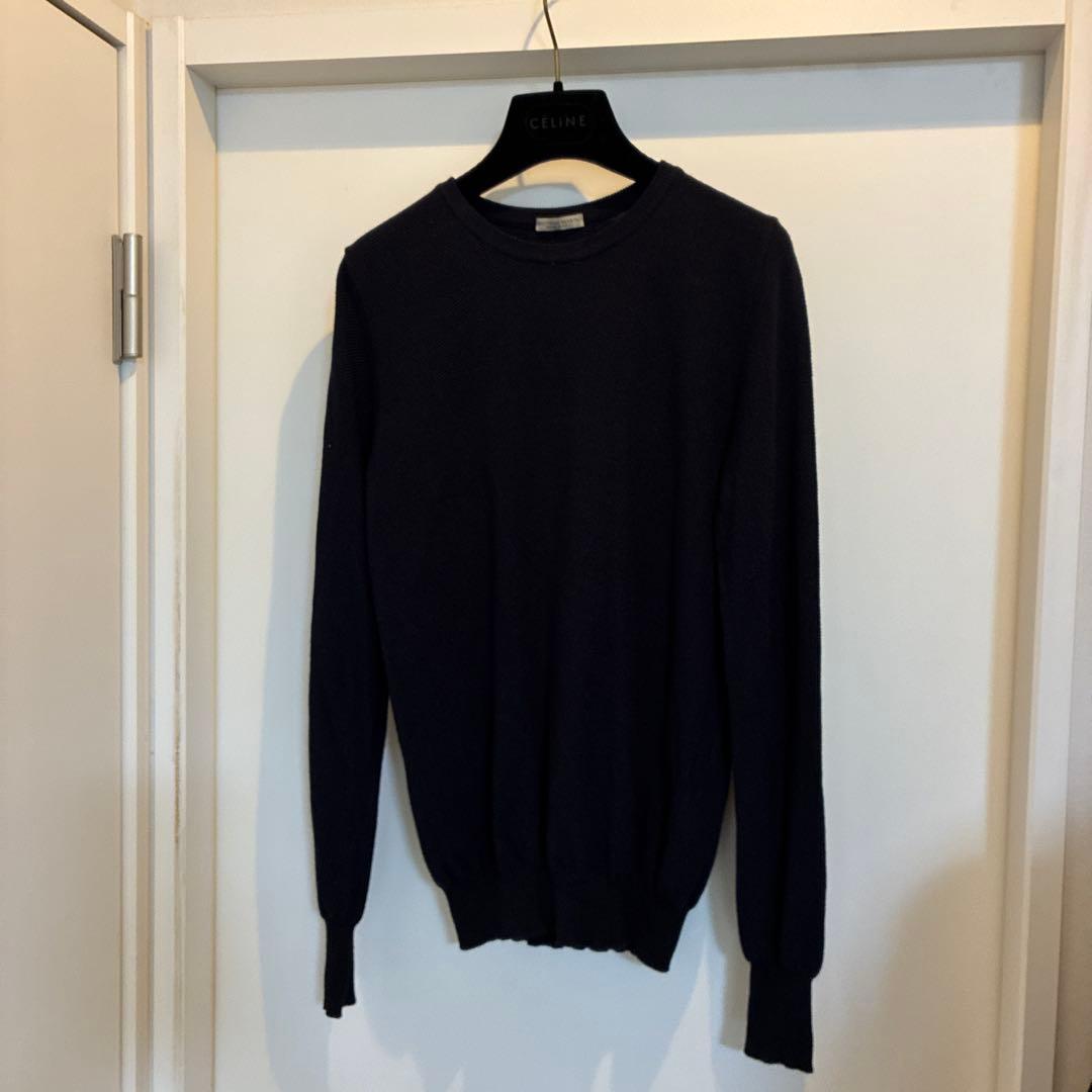 Bottega Veneta ネイビー クルーネックニット　シルクウール　46 BOTTEGA VENETA（ニット/セーター）のフリマアイテム一覧