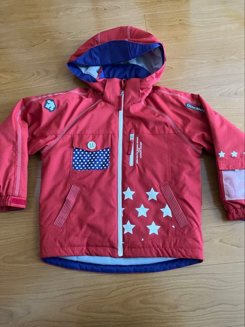 DESCENTE デサント ヒートナビ 子供用スキーウェア 140 - メルカリ