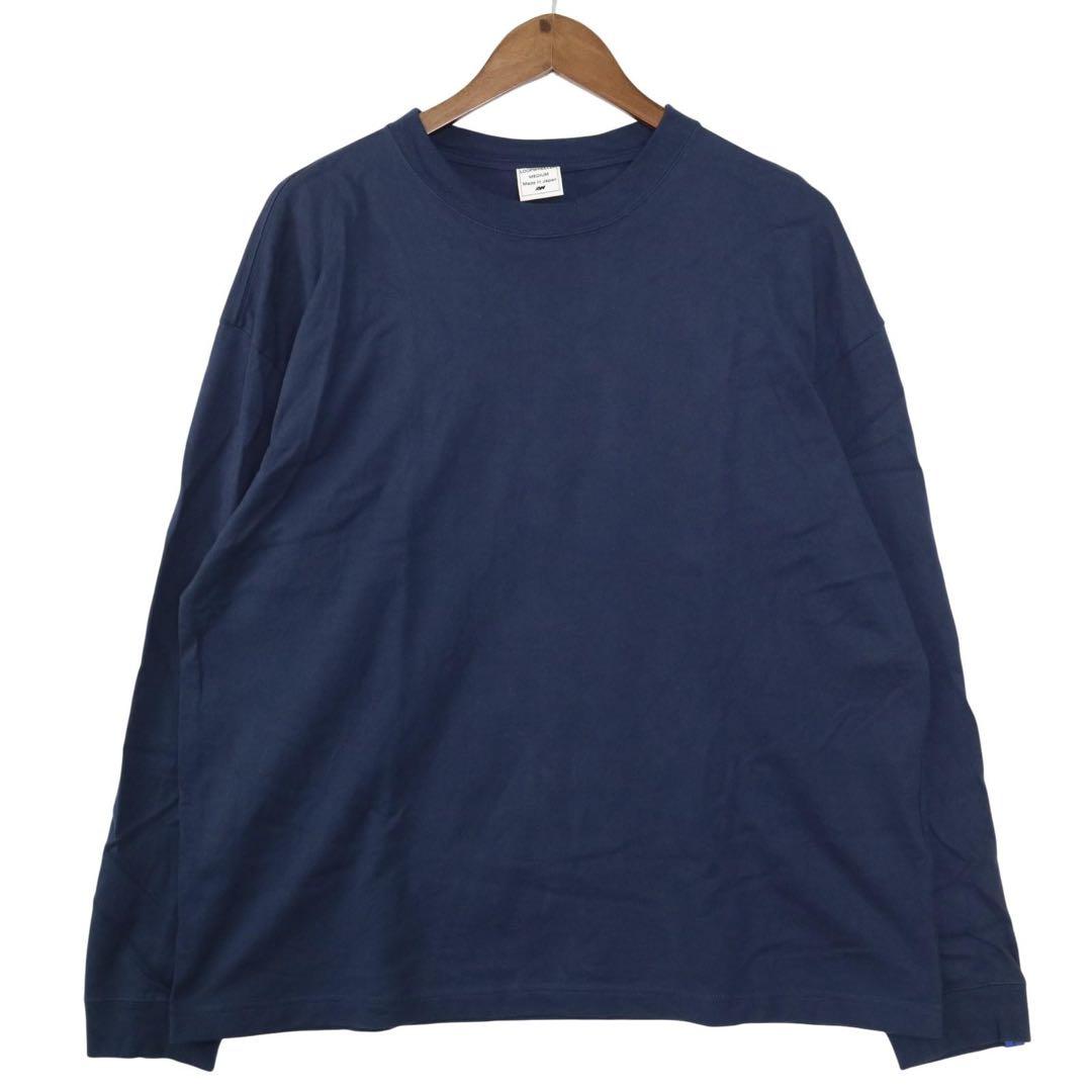 ループウィラー W337リラックスフィット ロングスリーブ　ネイビー【M】 ループウィラー W337リラックスフィット ロングスリーブ ネイビー【M】