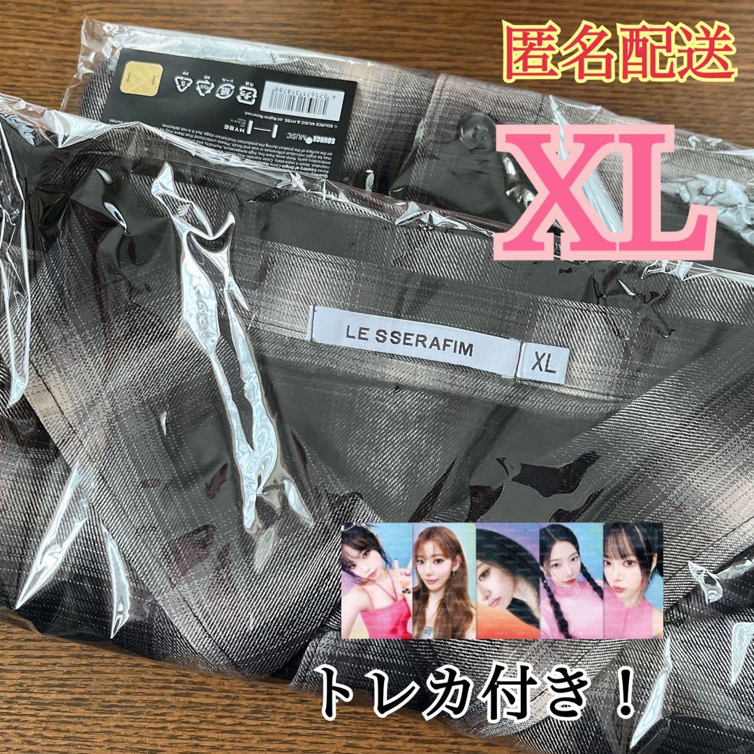 ルセラフィム Le Sserafim HOT チェックシャツ XLサイズ