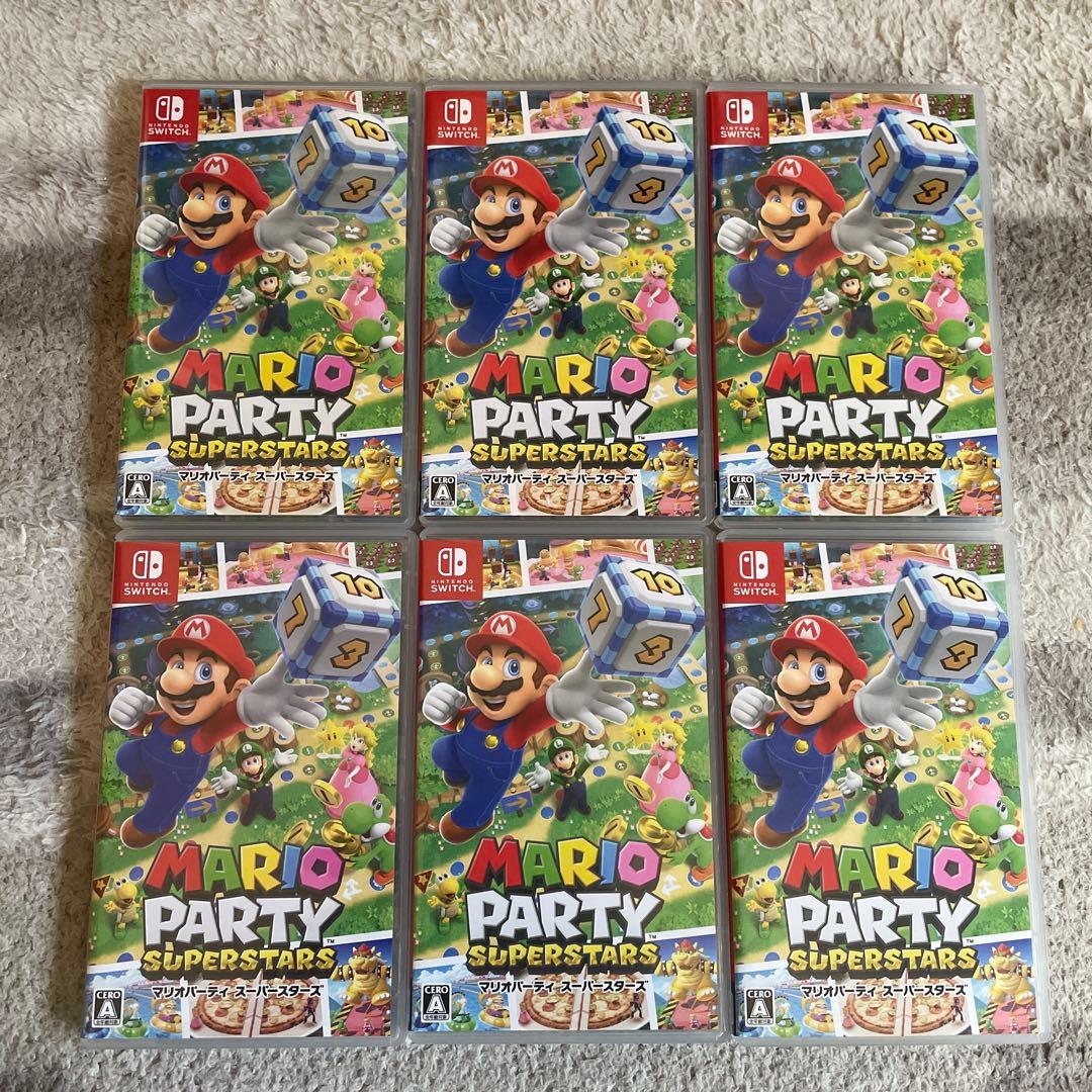 Mario Party Superstars 6本セット Switch】マリオパーティ スーパースターズ | 任天堂 | HAC-P-AZ82A NSW