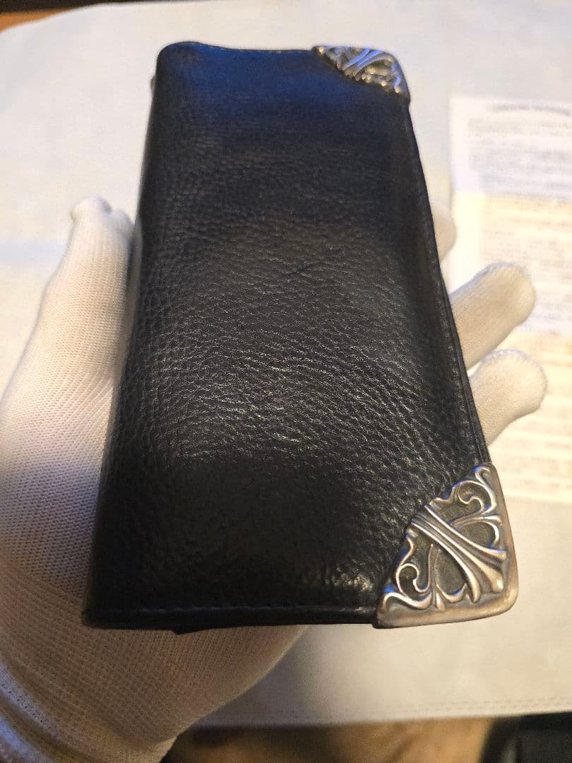 クロムハーツ財布シングルフォールド(美品)インボイス原本無修正