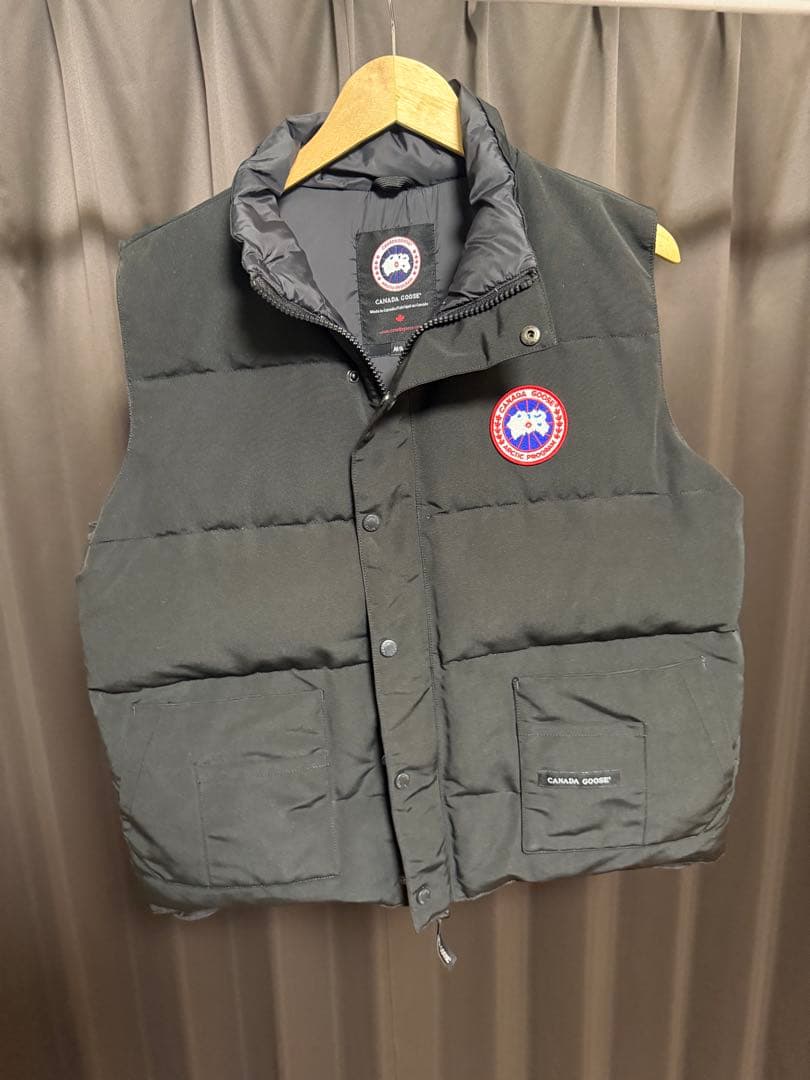   ブラック ダウンベスト M トリコットベロアダウンベスト セットアップ （ダウンジャケット